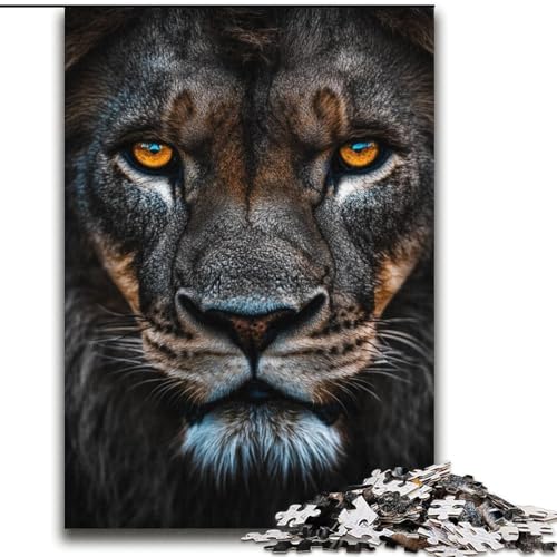 2000-teiliges Puzzle für Erwachsene und Jugendliche, Tierlöwe, ab 14 Jahren, Denkspiel, Weihnachts- und Geburtstagsgeschenke, 70x100cm von LYXIANY