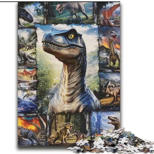 2000-teiliges Puzzle für Teenager, Dinosaurier-Denkspiel, Wanddekoration, einzigartige Geburtstags, 70x100cm 2000-teiliges Puzzle für Teenager, Dinosaurier-Denkspiel, Wanddekoration, einzigartige Geburtstags, 70x100cm von LYXIANY