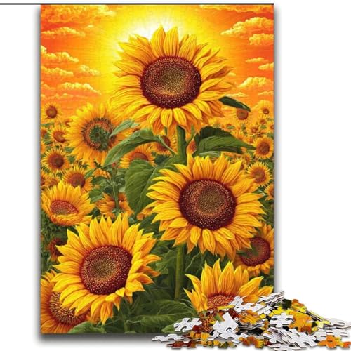 2000-teiliges Puzzle für Teenager, Sonnenblumen-Lernspielzeug, einzigartige Heimdekoration und Geschenke für Kinder ab 14 Jahren, 70x100cm 2000-teiliges Puzzle für Teenager, Sonnenblumen-Lernspielzeug, einzigartige Heimdekoration und Geschenke für Kinder ab 14 Jahren, 70x100cm von LYXIANY