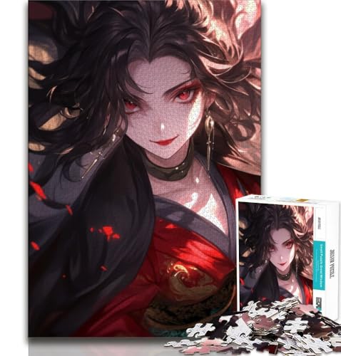 Anime Boy 1000-teiliges Puzzle für Erwachsene und Jugendliche, Spielzeug, Lernspiele, Stressabbau, geeignet als Schreibtischdekoration (50x75cm) von LYXIANY