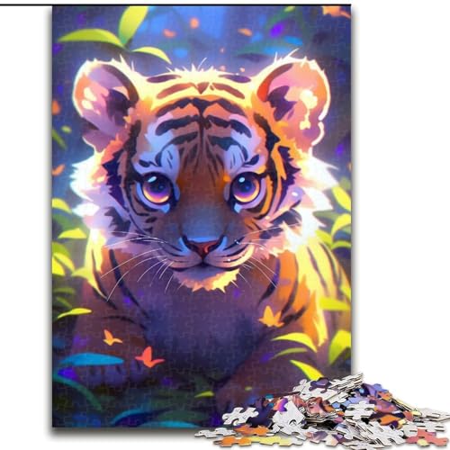 Anime Dream Tiger 1000-teiliges Puzzle Anspruchsvolles Denkspiel – Entspannendes Spielzeug für Teenager, Größe 50x75cm von LYXIANY