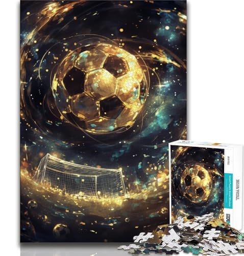 Anime-Fußball-Puzzles für Erwachsene und Teenager, 1000 Teile, helfen dem Gehirn, süchtig machendes Spielzeug zu trainieren, um Geduld zu fördern, tolles Geschenk (38x26cm) von LYXIANY