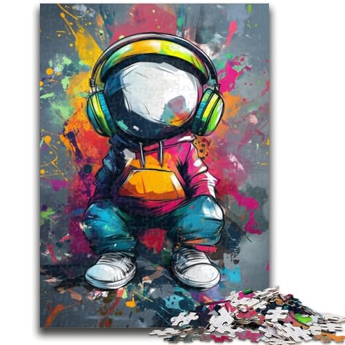 Anime-Kopfhörer-Puzzle für Teenager, 1000 Teile, Zeitvertreib zu Hause mit vollständig ineinandergreifenden, zufällig geformten Teilen (50x75cm) von LYXIANY