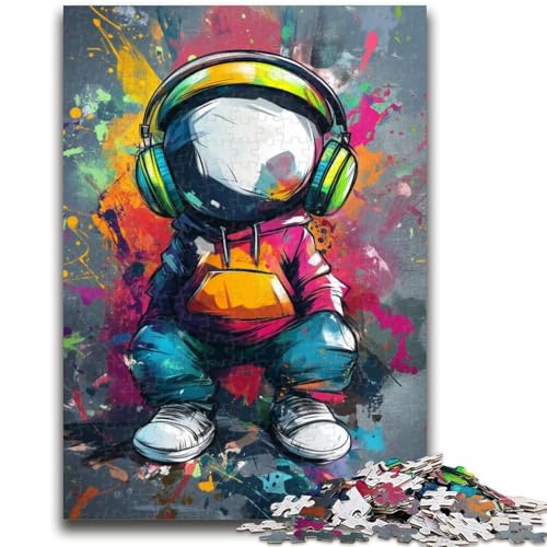 Anime-Kopfhörer-Puzzle für Teenager, 1000-teiliges Puzzle, Stressabbau, schwierige Herausforderung, stärkt die Liebe zwischen Paaren (38x26cm) von LYXIANY