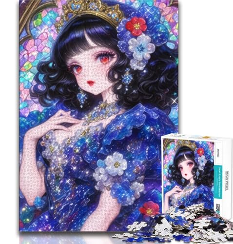 Anime-Mädchen-Puzzle für Teenager, 1000 Teile, anspruchsvolles Spielgeschenk, ganze Familie (38x26cm) von LYXIANY