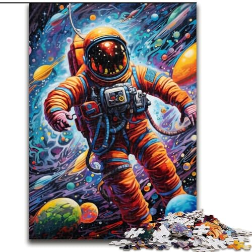 Art Astronaut 1000-teiliges Puzzle für Erwachsene, Muttertag, Geburtstag, Weihnachten, 26x38cm Art Astronaut 1000-teiliges Puzzle für Erwachsene, Muttertag, Geburtstag, Weihnachten, 26x38cm von LYXIANY