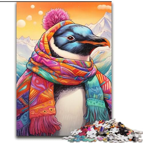 Art Penguin Puzzles für 1000 Teile, Holzpuzzles, perfekt für Familienspaß, Partyspiele, Gastgeschenke für Geburtstagspartys, 50x75cm Art Penguin Puzzles für 1000 Teile, Holzpuzzles, perfekt für Familienspaß, Partyspiele, Gastgeschenke für Geburtstagspartys, 50x75cm von LYXIANY