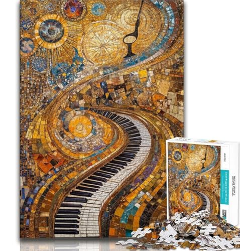 Art Piano-Puzzle für Erwachsene, 1000 Teile, anspruchsvoll zu vervollständigen, Aber unterhaltsam und humorvoll, mit passendem Poster und Quizblatt, 38x26cm Art Piano-Puzzle für Erwachsene, 1000 Teile, anspruchsvoll zu vervollständigen, Aber unterhaltsam und humorvoll, mit passendem Poster und Quizblatt, 38x26cm von LYXIANY