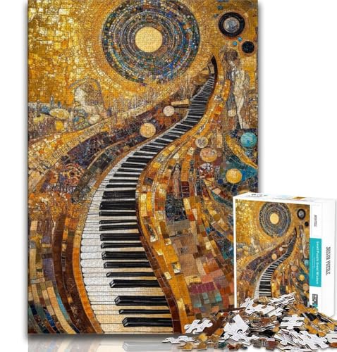 Art Piano Puzzles für Erwachsene 1000 Puzzles, Familienspiel, Stressabbau, schwierige Herausforderung, Wichtelgeschenke, 38x26cm Art Piano Puzzles für Erwachsene 1000 Puzzles, Familienspiel, Stressabbau, schwierige Herausforderung, Wichtelgeschenke, 38x26cm von LYXIANY