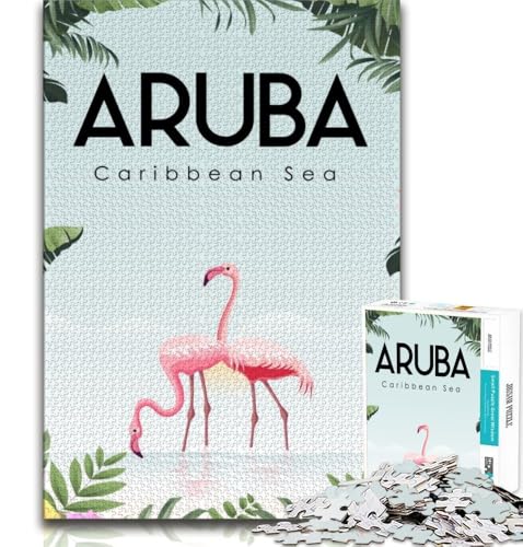 Aruba 1000-teiliges Puzzle für Erwachsene und Jugendliche, Quizspiel, Wanddekoration, einzigartige Geburtstags, 50x75cm Aruba 1000-teiliges Puzzle für Erwachsene und Jugendliche, Quizspiel, Wanddekoration, einzigartige Geburtstags, 50x75cm von LYXIANY