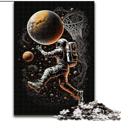 Astronauten-Fußball-Puzzles für Erwachsene, 1000 Puzzles, Kunst, interessante Wunschliste zur Stressreduzierung mit Weihnachtsmann für 14 Jahre (50x75cm) von LYXIANY