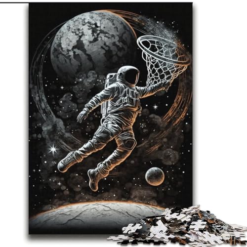 Astronauten-Fußball-Puzzles für Erwachsene 2000, Staycation-Zeit totschlagen, jedes Teil ist einzigartig – anspruchsvolles Familienspaßspiel (70x100cm) von LYXIANY