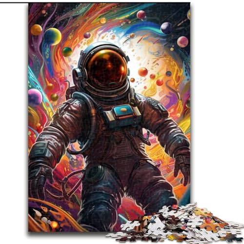 Astronauten-Puzzle, 1000 Teile, Puzzle für Erwachsene, Muttertag, Geburtstag, Weihnachten, 26x38cm Astronauten-Puzzle, 1000 Teile, Puzzle für Erwachsene, Muttertag, Geburtstag, Weihnachten, 26x38cm von LYXIANY