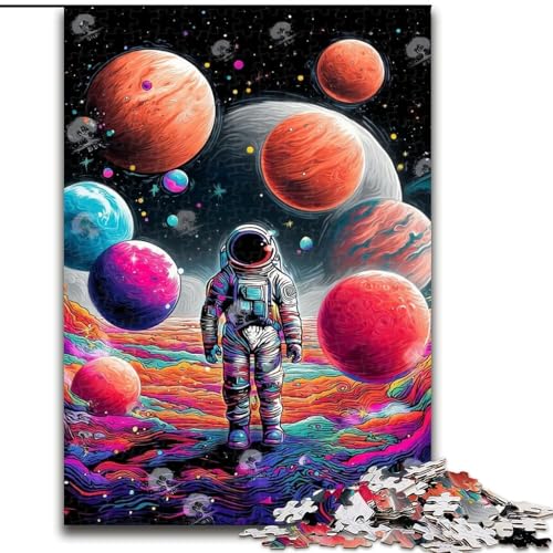 Astronauten-Puzzle, 1000 Teile, für Teenager, Staycation-Zeitvertreib, Geburtstagsgeschenk, Geschenke, Wandkunst für 14+ (26x38cm) von LYXIANY