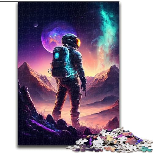 Astronauten-Puzzle für Erwachsene, 1000 Teile, Holzpuzzle für Erwachsene, anspruchsvolles DIY-Denkspiel für Teenager, Größe 50x75cm Astronauten-Puzzle für Erwachsene, 1000 Teile, Holzpuzzle für Erwachsene, anspruchsvolles DIY-Denkspiel für Teenager, Größe 50x75cm von LYXIANY