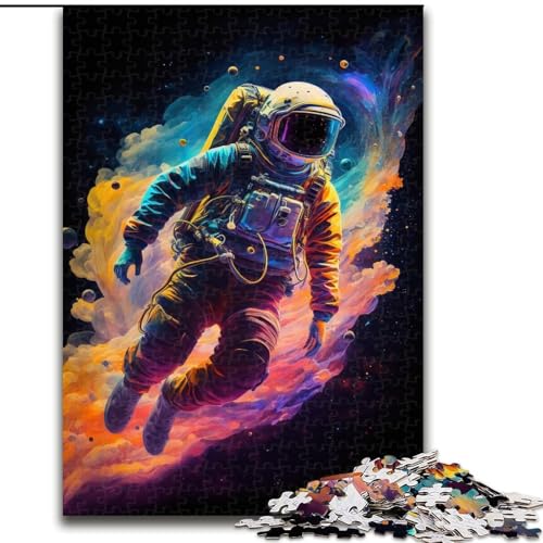 Astronauten-Puzzle mit 1000 Teilen für Erwachsene und Jugendliche, anspruchsvolles Spiel und Lernspiel für die ganze Familie zum Geburtstag, Weihnachten (26x38cm) von LYXIANY