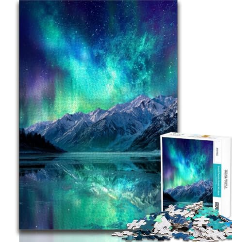 Aurora Puzzle 1000 Teile für Teenager, anspruchsvolle Familienaktivitätsspiele, DIY-Spielzeug für die Wanddekoration zu Hause, Geschenke (38x26cm) von LYXIANY