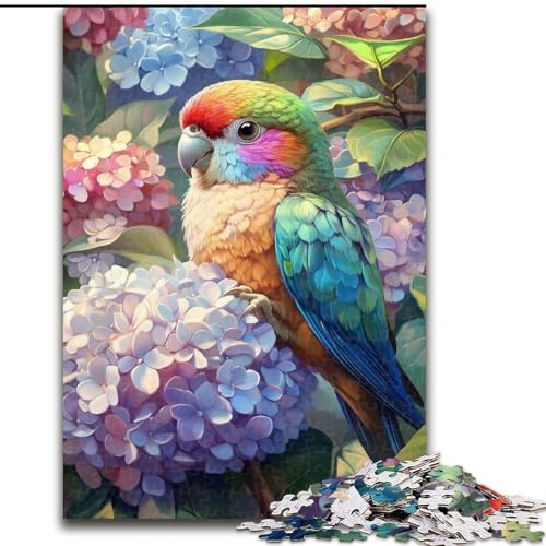 Baby-Papagei-Puzzle 1000 Teile für Erwachsene, Geschenke, pädagogisches Familienspiel, geeignet für die Schreibtischdekoration (50x75cm) von LYXIANY