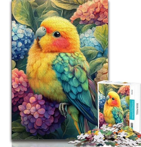 Baby-Papagei-Puzzle mit 1000 Teilen für Teenager, anspruchsvolles Spielgeschenk, ganze Familie (50x75cm) von LYXIANY