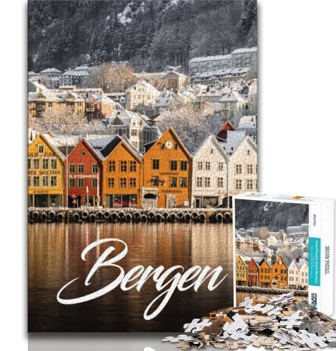 Bergen 1000-teiliges Puzzle für Teenager, Lernspielzeug, Familienspiele, einzigartige Geburtstags- und Geschenkideen, 50x75cm Bergen 1000-teiliges Puzzle für Teenager, Lernspielzeug, Familienspiele, einzigartige Geburtstags- und Geschenkideen, 50x75cm von LYXIANY