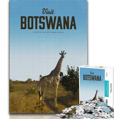 Besuchen Sie Botswana-Puzzles für Erwachsene, 1000-teiliges Puzzle, Denkspiel, Wanddekoration, einzigartige Geburtstags, 50x75cm Besuchen Sie Botswana-Puzzles für Erwachsene, 1000-teiliges Puzzle, Denkspiel, Wanddekoration, einzigartige Geburtstags, 50x75cm von LYXIANY