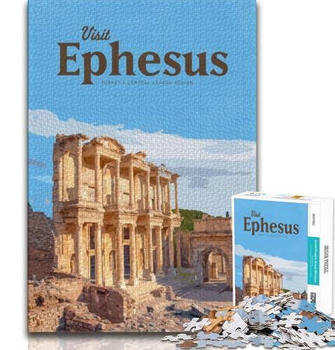 Besuchen Sie Ephesus, Puzzle für Teenager, 1000 Teile, anspruchsvoll zu vervollständigen, Aber lustig und humorvoll, Geburtstagsgeschenk, Geschenke, Wandkunst, 50x75cm Besuchen Sie Ephesus, Puzzle für Teenager, 1000 Teile, anspruchsvoll zu vervollständigen, Aber lustig und humorvoll, Geburtstagsgeschenk, Geschenke, Wandkunst, 50x75cm von LYXIANY