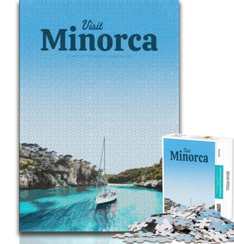 Besuchen Sie Menorca-Puzzles für Erwachsene, 1000-teiliges Puzzle, Denkspiel, Wanddekoration, einzigartige Geburtstags, 50x75cm Besuchen Sie Menorca-Puzzles für Erwachsene, 1000-teiliges Puzzle, Denkspiel, Wanddekoration, einzigartige Geburtstags, 50x75cm von LYXIANY