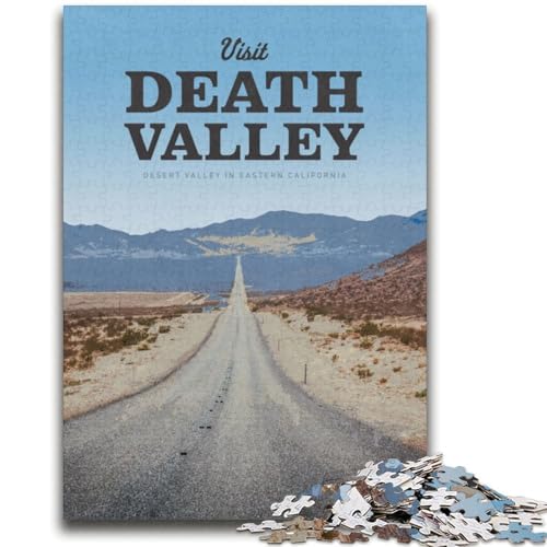 Besuchen Sie das Death Valley Puzzles für Erwachsene und Jugendliche Lernspiele, Heimdekoration, Geburtstagsgeschenk, Geschenke, Wandkunst, 2000 Teile (70x100cm) von LYXIANY
