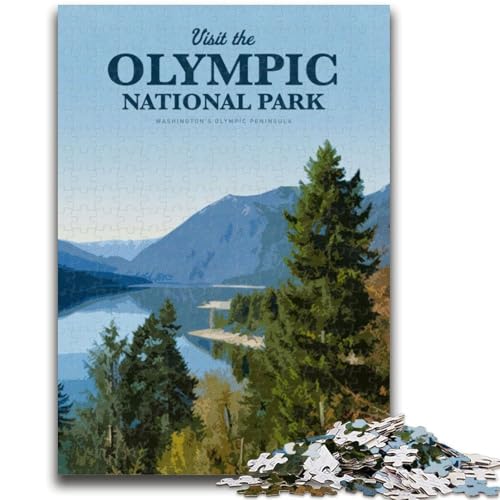 Besuchen Sie die Olympischen National-Puzzles für Erwachsene 1000, Lernspiele, Heimdekoration, einzigartige Heimdekoration und Geschenke, 1000 Teile (26x38cm) von LYXIANY
