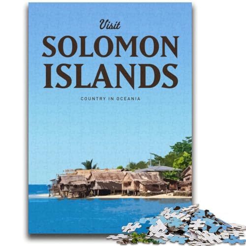 Besuchen Sie die Salomonen Puzzle für Erwachsene und Jugendliche Lernspiele, Heimdekoration, Geburtstagsgeschenk, Geschenke, Wandkunst, 2000 Teile (70x100cm) von LYXIANY