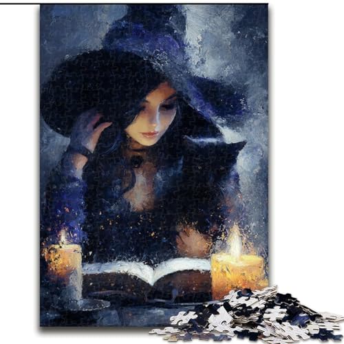 Black Wizard Puzzle für Teenager, 1000 Teile, anspruchsvolles Spiel und Familienspiel mit passendem Poster und Quizblatt, 50x75cm Black Wizard Puzzle für Teenager, 1000 Teile, anspruchsvolles Spiel und Familienspiel mit passendem Poster und Quizblatt, 50x75cm von LYXIANY