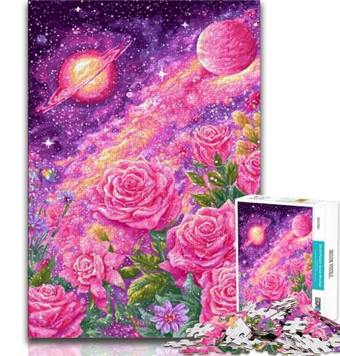 Blumen-Puzzle für Erwachsene, 1000 Teile, anspruchsvoll zu vervollständigen, Aber unterhaltsam und humorvoll, einzigartige Heimdekoration und Geschenke (38x26cm) von LYXIANY