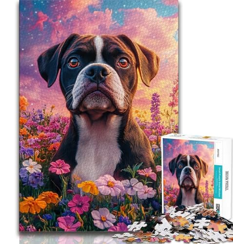 Boxer-Hunde-Puzzle für Teenager, 1000 Teile, Lernspiele, Wanddekoration, einzigartige Geburtstags, 50x75cm Boxer-Hunde-Puzzle für Teenager, 1000 Teile, Lernspiele, Wanddekoration, einzigartige Geburtstags, 50x75cm von LYXIANY