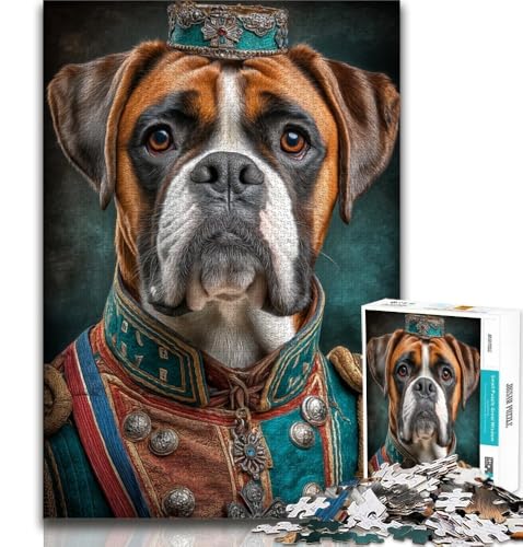 Boxer-Puzzle für Erwachsene und Teenager, Lernspiele, Wanddekoration, einzigartige Geburtstags (38x26cm) von LYXIANY