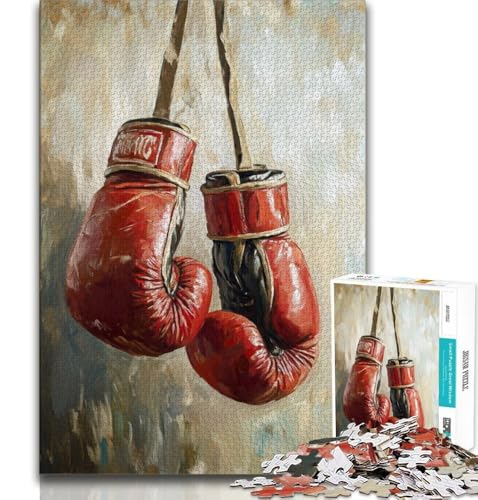 Boxhandschuhe-Puzzle für Erwachsene, 1000 Teile, Spielzeug, Lernspiele, Stressabbau, geeignet als Schreibtischdekoration, 50x75cm von LYXIANY
