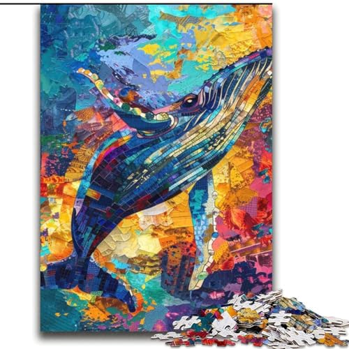Buckelwal-Puzzle mit 2000 Teilen, Geschenk für Teenager, Familienaktivität, Spaß zu Hause, Geburtstagsgeschenk, Reisegeschenk (70x100cm) von LYXIANY