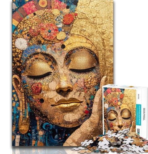 Buddha Art 1000-teiliges Puzzle für Erwachsene und Jugendliche, Quizspiel, Wanddekoration, einzigartige Geburtstags, 38x26cm von LYXIANY