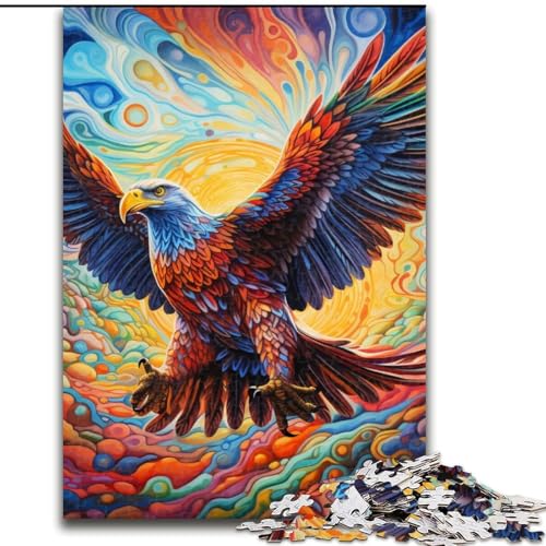 Bunte Adler-Puzzles für 1000 Teile, Holzpuzzles, perfekt für Familienspaß, Partyspiele, Gastgeschenke für Geburtstagspartys, 50x75cm Bunte Adler-Puzzles für 1000 Teile, Holzpuzzles, perfekt für Familienspaß, Partyspiele, Gastgeschenke für Geburtstagspartys, 50x75cm von LYXIANY