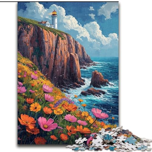 Bunte Berge Puzzle für Erwachsene 1000 Teile, Lernspiele, Heimdekoration, Geburtstagsgeschenk, Geschenke, Wandkunst (50x75cm) von LYXIANY