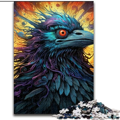 Bunte Krähen-Puzzles für 1000 Teile, Holzpuzzles, perfekt für Familienspaß, Partyspiele, Gastgeschenke für Geburtstagspartys, 50x75cm Bunte Krähen-Puzzles für 1000 Teile, Holzpuzzles, perfekt für Familienspaß, Partyspiele, Gastgeschenke für Geburtstagspartys, 50x75cm von LYXIANY