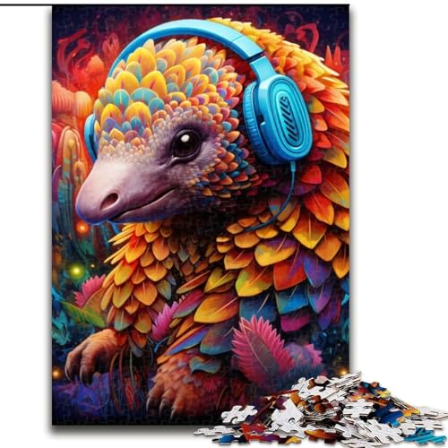 Bunter Papagei, 1000-teiliges Puzzle, schwierige Puzzles für Erwachsene, Weihnachten, Halloween, Ostern, Neujahr, Größe: 50x75cm von LYXIANY