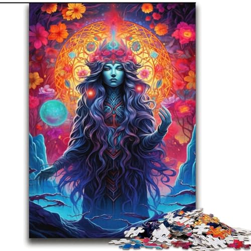 Buntes, mystisches Figuren-Puzzle mit 2000 Teilen für Teenager ab 14 Jahren, Spiel, Wanddekoration, einzigartige Geschenke zum Geburtstag und zu Weihnachten (70x100cm) von LYXIANY