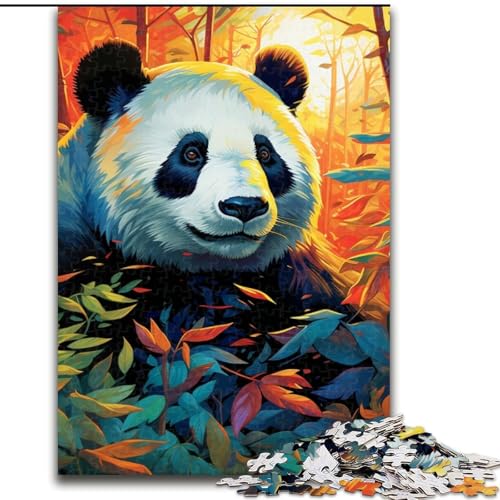 Buntes Art Panda-Puzzle mit 1000 Teilen für Erwachsene. Anspruchsvolles Denkspiel für Teenager, Spaß für den Spieleabend mit der Familie, 50x75cm Buntes Art Panda-Puzzle mit 1000 Teilen für Erwachsene. Anspruchsvolles Denkspiel für Teenager, Spaß für den Spieleabend mit der Familie, 50x75cm von LYXIANY