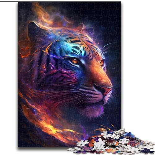 Buntes Blitztiger-Puzzle, 1000 Teile, pädagogisches Denkspiel, künstlerische Heim- und Bürodekoration, ab 14 Jahren, Größe 50x75cm Buntes Blitztiger-Puzzle, 1000 Teile, pädagogisches Denkspiel, künstlerische Heim- und Bürodekoration, ab 14 Jahren, Größe 50x75cm von LYXIANY