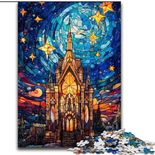 Buntes Burgen-Puzzle, 1000 Teile, pädagogisches Denkspiel, künstlerische Heim- und Bürodekoration, ab 14 Jahren, Größe 38x26cm Buntes Burgen-Puzzle, 1000 Teile, pädagogisches Denkspiel, künstlerische Heim- und Bürodekoration, ab 14 Jahren, Größe 38x26cm von LYXIANY