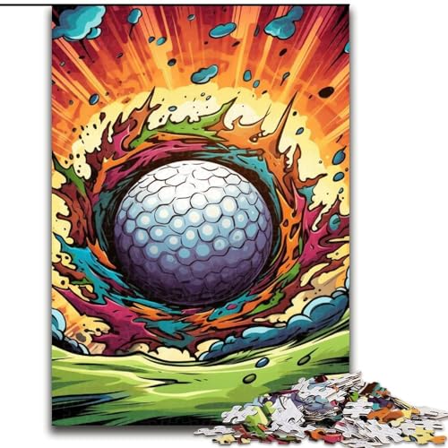 Buntes Golf-Puzzle, 1000 Teile, Holzpuzzle für Erwachsene, interaktives Familienspiel, DIY-Heimdekoration, Gehirn-Herausforderung, Geschenk, 50x75cm Buntes Golf-Puzzle, 1000 Teile, Holzpuzzle für Erwachsene, interaktives Familienspiel, DIY-Heimdekoration, Gehirn-Herausforderung, Geschenk, 50x75cm von LYXIANY