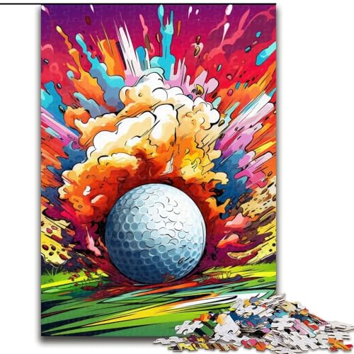 Buntes Golf-Puzzle, 1000 Teile, Papp-Puzzle für Erwachsene, interaktives Familienspiel, DIY-Heimdekoration, Gehirn-Herausforderung, Geschenk, 26x38cm Buntes Golf-Puzzle, 1000 Teile, Papp-Puzzle für Erwachsene, interaktives Familienspiel, DIY-Heimdekoration, Gehirn-Herausforderung, Geschenk, 26x38cm von LYXIANY