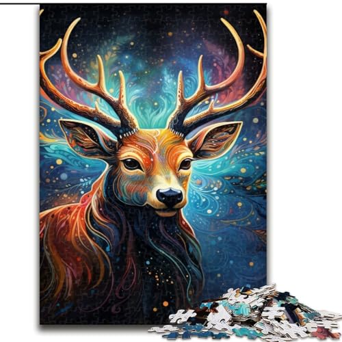 Buntes Hirsch-Puzzle mit 1000 Teilen für Erwachsene. Unmögliche Puzzles für Erwachsene. Anspruchsvolles Denkspiel für Teenager. Spaß für den Spieleabend mit der Familie. Größe: 50x75cm Buntes Hirsch-Puzzle mit 1000 Teilen für Erwachsene. Unmögliche Puzzles für Erwachsene. Anspruchsvolles Denkspiel für Teenager. Spaß für den Spieleabend mit der Familie. Größe: 50x75cm von LYXIANY