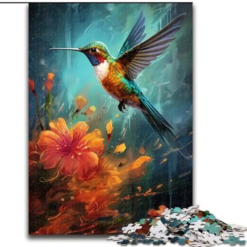 Buntes Kolibris-Puzzle, 1000 Teile, pädagogisches Denkspiel, künstlerische Heim- und Bürodekoration, ab 14 Jahren, Größe 38x26cm Buntes Kolibris-Puzzle, 1000 Teile, pädagogisches Denkspiel, künstlerische Heim- und Bürodekoration, ab 14 Jahren, Größe 38x26cm von LYXIANY