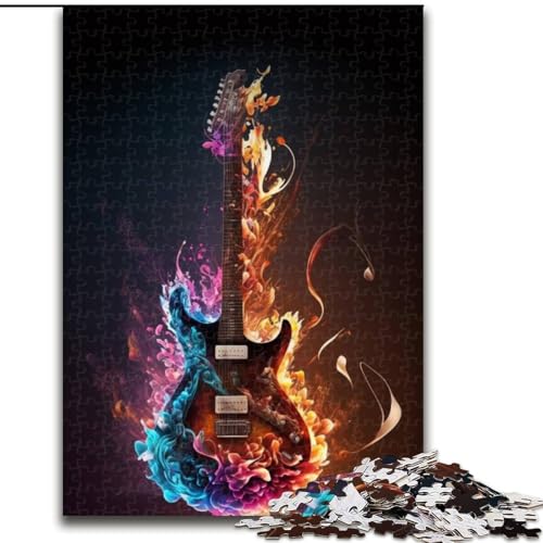 Buntes Kunst-Gitarren-Puzzle mit 1000 Teilen für Erwachsene. Perfekt für die Heimdekoration, Geburtstage, Feiertage und als Geschenk. Größe 50x75cm Buntes Kunst-Gitarren-Puzzle mit 1000 Teilen für Erwachsene. Perfekt für die Heimdekoration, Geburtstage, Feiertage und als Geschenk. Größe 50x75cm von LYXIANY